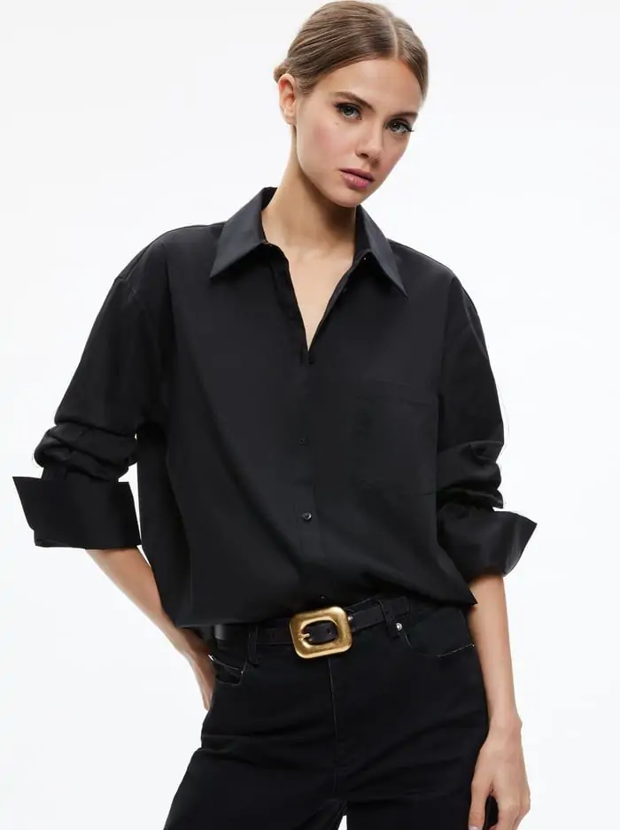 FINELY OVERSIZED BUTTON DOWN SHIRT